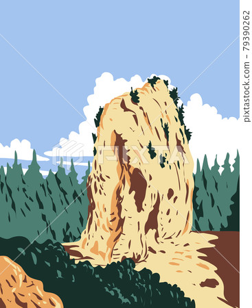 Sugar Loaf Located in Mackinac Island Within Mackinac National Park in Michigan That Existed from 1875 to 1895 WPA Poster Art Sugar Loaf Located in Mackinac Island Within Mackinac National Park in Michigan That Existed from 1875 to 1895 WPA Poster Art 79390262
