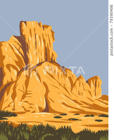 Narrow Faulted Mountain Chains and Flat Arid Valleys or Basins Within Basin and Range National Monument in Lincoln and Nye County Nevada USA WPA Poster Art Narrow Faulted Mountain Chains and Flat Arid Valleys or Basins Within Basin and Range National Monument in Lincoln and Nye County Nevada USA WPA Poster Art 79390406