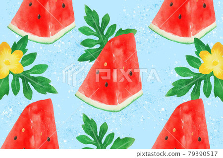 西瓜背景 79390517