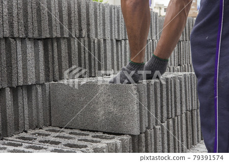 Bricks used in the construction Bricks used in the construction 79391574
