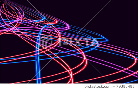 Abstract colorful light trails with motion blur effect. Speed background. light concept design. Vector illustration Abstract colorful light trails with motion blur effect. Speed background. light concept design. Vector illustration 79393495