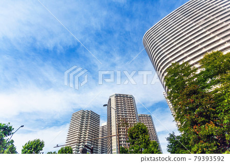 Tower apartment cityscape 79393592