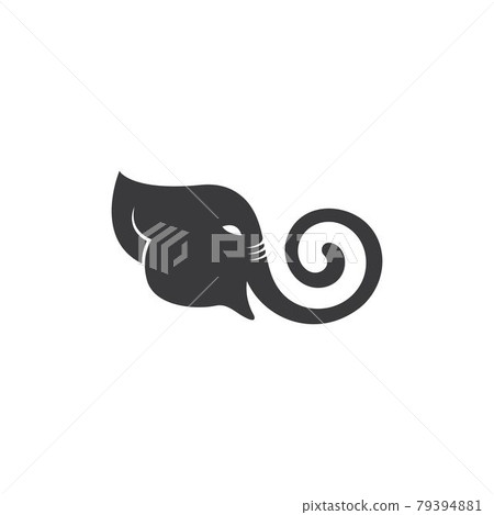 elephant logo vector icon illustration 79394881
