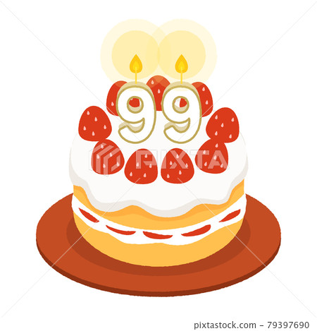 99 歲生日，白樹慶祝蛋糕 79397690