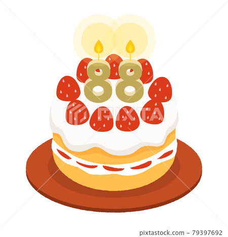 88th birthday, Yoneju celebration cake 88th birthday, Yoneju celebration cake 79397692