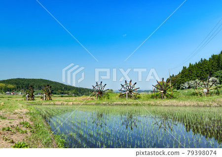Miyagi Kurihara Nagasaki's six water turbines 79398074