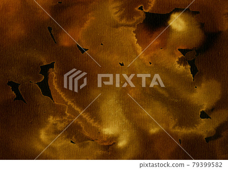 Gold brown watercolor texture 79399582