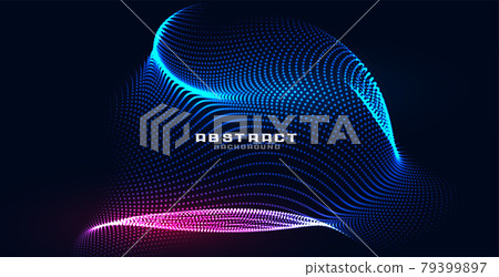 holographic particles mesh technology background holographic particles mesh technology background 79399897