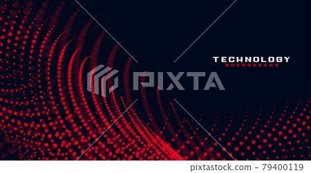 abstract red flowing particles background abstract red flowing particles background 79400119