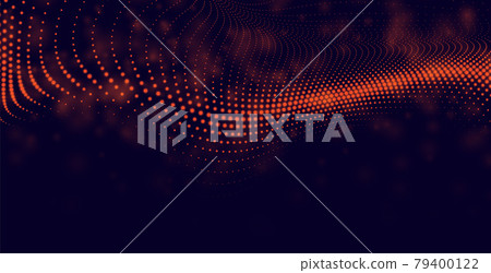 abstract particles background in red color 79400122
