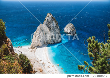 Mizithres cliff rock in Zakynthos Ionian island, Greece 79400857