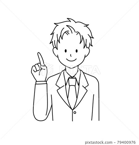 pointing, gents, male 79400976