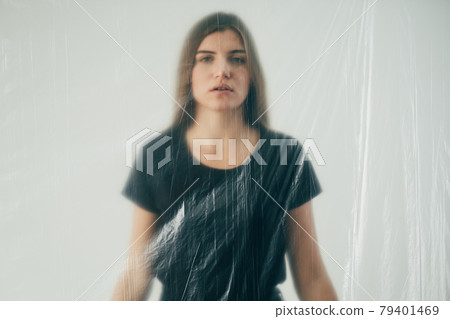 gender equality female rights isolation sad woman 79401469