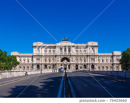 Palazzo di Justicea (Palace of Justice) from the Umberto I Bridge over the Tiber, Rome Palazzo di Justicea (Palace of Justice) from the Umberto I Bridge over the Tiber, Rome 79403660