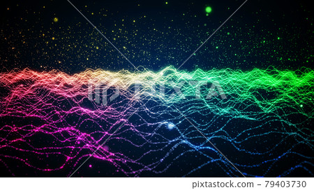 Colorful particles 79403730