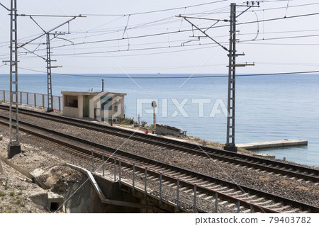 Booth at the railway station road Tuapse - Adler 79403782