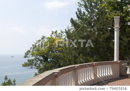 Observation deck of pension Green Guy Tuapse Observation deck of pension Green Guy Tuapse 79403816