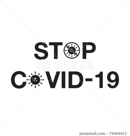 Stop Covid-19, Coronavirus Icon Concept.... - Stock Illustration ...