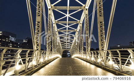Tennozu Isle, Tokyo Fureai Bridge 79406916
