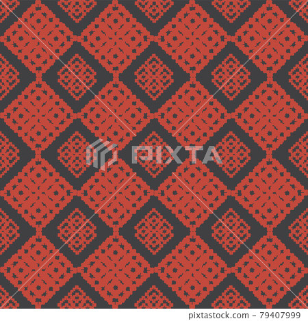 antique geometric red flower seamless background for fabric antique geometric red flower seamless background for fabric 79407999