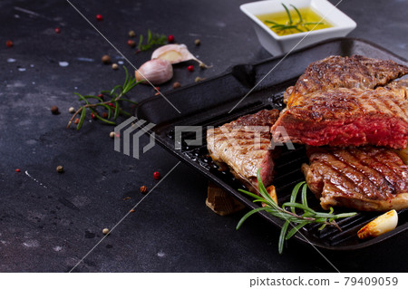 Grilled beef steak 79409059