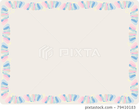 Pastel color frame 79410183