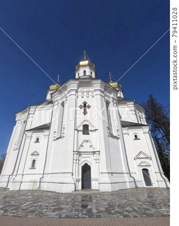 Catherine's Church in Chernihiv. Cathedral of St. Catherine the Great Martyr. Ancient Orthodox church. 79411028