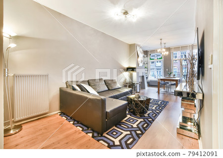 Bright living room 79412091