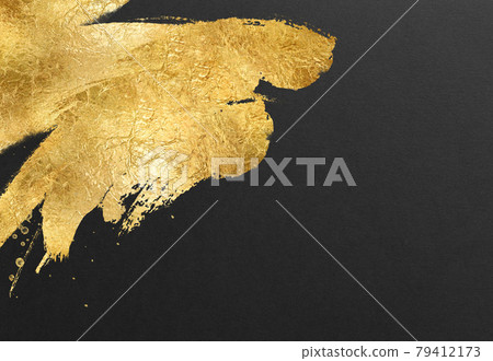 Background Texture Luxury Gold Gold Screen Gold Paper New Year's Card New Year Japanese Paper Wallpaper Brush Art Glitter Ink 79412173
