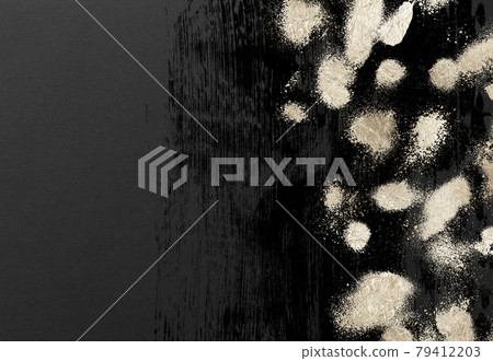 Background Texture Luxury Gold Silver Black New Year's Paper Wallpaper Brush Art Glitter Ink 79412203