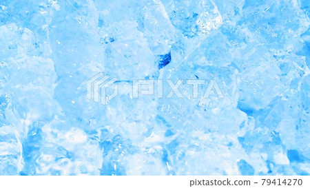 Blue ice background 79414270