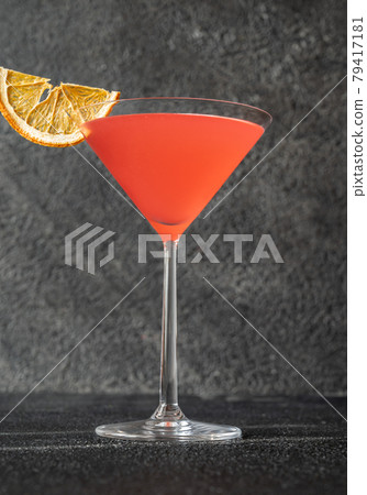Glass of Cosmopolitan cocktail 79417181