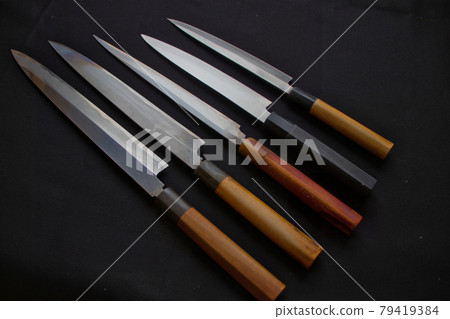 Various Yanagi blade knives 79419384