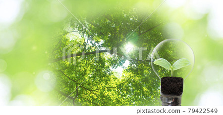 Earth-friendly electricity (eco, use of renewable energy, power generation that emits as little carbon dioxide as possible) Earth-friendly electricity (eco, use of renewable energy, power generation that emits as little carbon dioxide as possible) 79422549