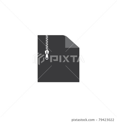 document zip file vector icon illustration design document zip file vector icon illustration design 79423022