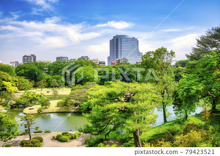 從藤城埡口看東京六義園特別名勝 79423521