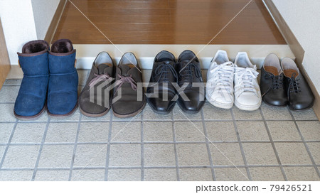 Organized front door shoes 79426521