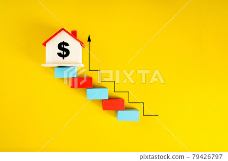 The concept of growth in demand for real estate and Increase in the value of property 79426797