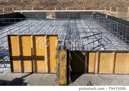 Scenery of new housing construction site 79433006