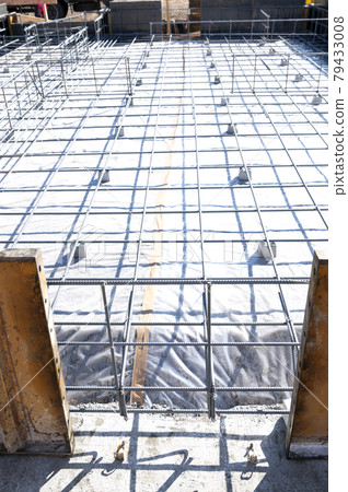 Scenery of new housing construction site 79433008