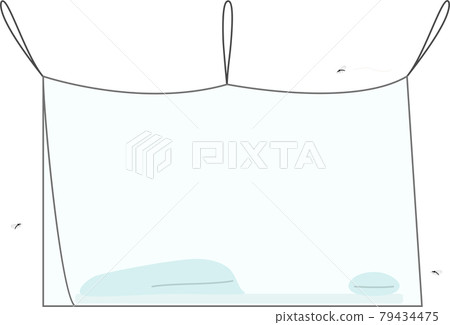 Illustration of mosquito net (insect repellent item) Illustration of mosquito net (insect repellent item) 79434475