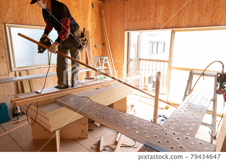 Home remodeling construction site image Home remodeling construction site image 79434647