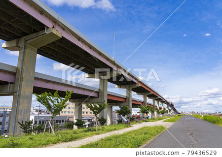 [東京] Cityscape 荒川銀行和首都高速中央環狀線 79436529
