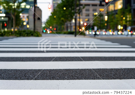 City at sunset 79437224