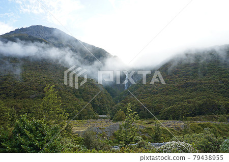 New Zealand Devil's Punch Bowl Waterfall 79438955