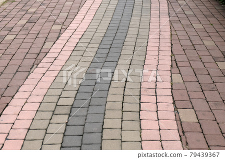 brick walk path in public park brick walk path in public park 79439367