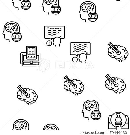 Stroke Health Problem Vector Seamless Pattern Stroke Health Problem Vector Seamless Pattern 79444480