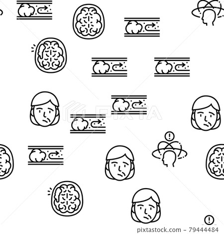 Stroke Health Problem Vector Seamless Pattern Stroke Health Problem Vector Seamless Pattern 79444484