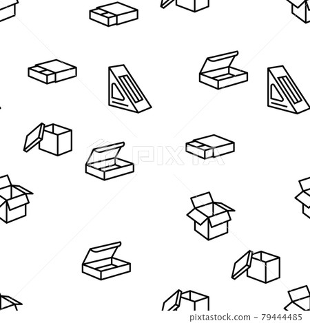 Box Carton Container Vector Seamless Pattern Box Carton Container Vector Seamless Pattern 79444485