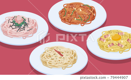 意大利面矢量圖素材 意大利面矢量圖素材 79444907